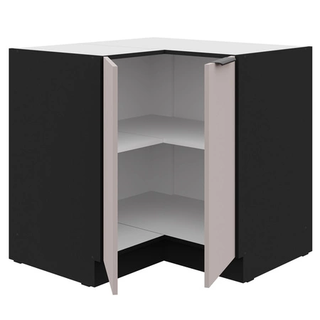 Szafka kuchenna narożna Tarraco 90x90 DN 2F BB metalowy uchwyt krawędziowy szafka odporna na działanie wilgoci i uszkodzenia