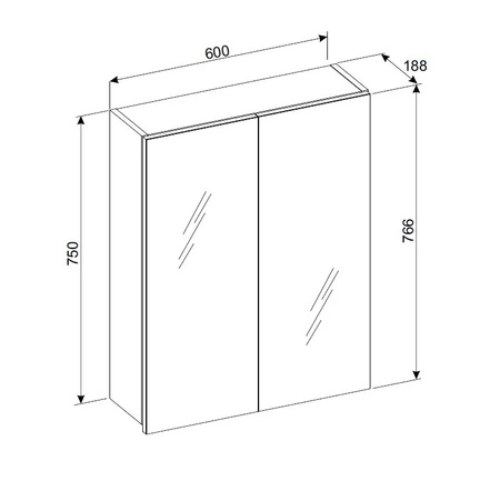 Zestaw mebli łazienkowych Bella beżowy minimalistyczny design elegancka frezowana ramka na frontach mebli uchwyty krawędziowe