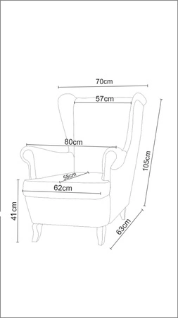 Fotel uszak Milano turkusowy ponadczasowy mebel w nowoczesnym wydaniu idealny do każdego wnętrza