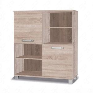 Komoda Maximus 100 cm dąb sonoma jasny nowoczesny design mebla obrzeża komody wykończone specjalną okleiną ABS