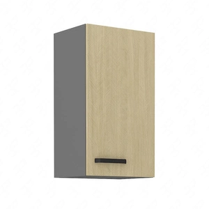 Szafka kuchenna wisząca Chevron 40 G-72 1F front z ozdobnym dekorem jodełki szafka odporna na działanie wilgoci i uszkodzenia