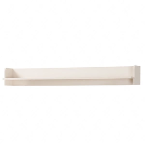 Półka Ferdi 134 cm beż piaskowy stylowa i praktyczna półka ścienna idealna do minimalistycznych wnętrz w stylu skandynawskim