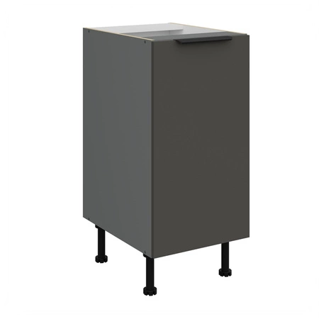 Szafka kuchenna stojąca z półką Aversa Ant 40 D 1F BB szafka odporna na uszkodzenia wykończenie frontów w technologii anti fingerprint