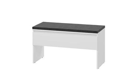 Zestaw mebli do przedpokoju Simply biały funkcjonalna garderoba w stylu klasycznym prosta konstrukcja dopasuje się do każdej aranżacji