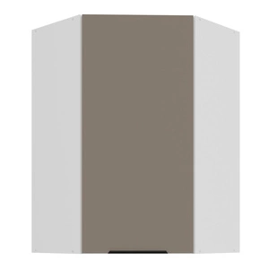 Szafka kuchenna narożna wisząca Fiuggi Wh 60x60 GN-90 1F odporna na uszkodzenia wykończenie frontów w technologii anti fingerprint