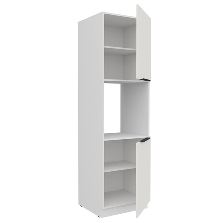 Słupek kuchenny Corato Wh 60 DP-210 2F szafka do zabudowy piekarnika fronty wykonane w innowacyjnej technologii anti fingerprint