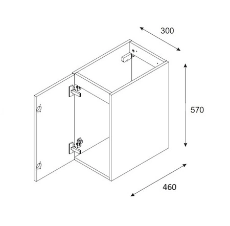 Zestaw mebli łazienkowych Ocean dąb olejowany / beżowy designerskie szafki łazienkowe oryginalne ryflowania w kształcie poziomych fal