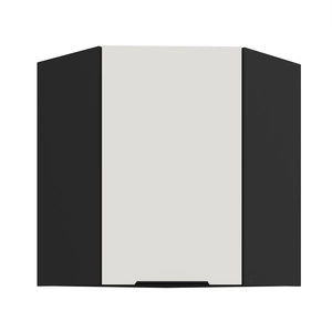 Szafka kuchenna narożna wisząca Corato Bl 60x60 GN-72 1F odporna na uszkodzenia wykończenie frontów w technologii anti fingerprint