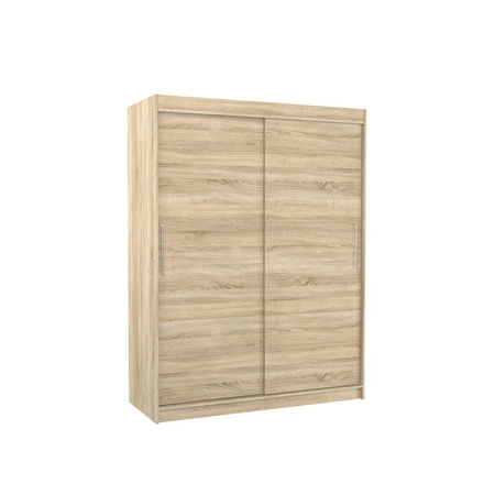 Szafa przesuwna Donna 150 cm dąb sonoma jasny funkcjonalna szafa o uniwersalnym designie doskonała propozycja do przedpokoju