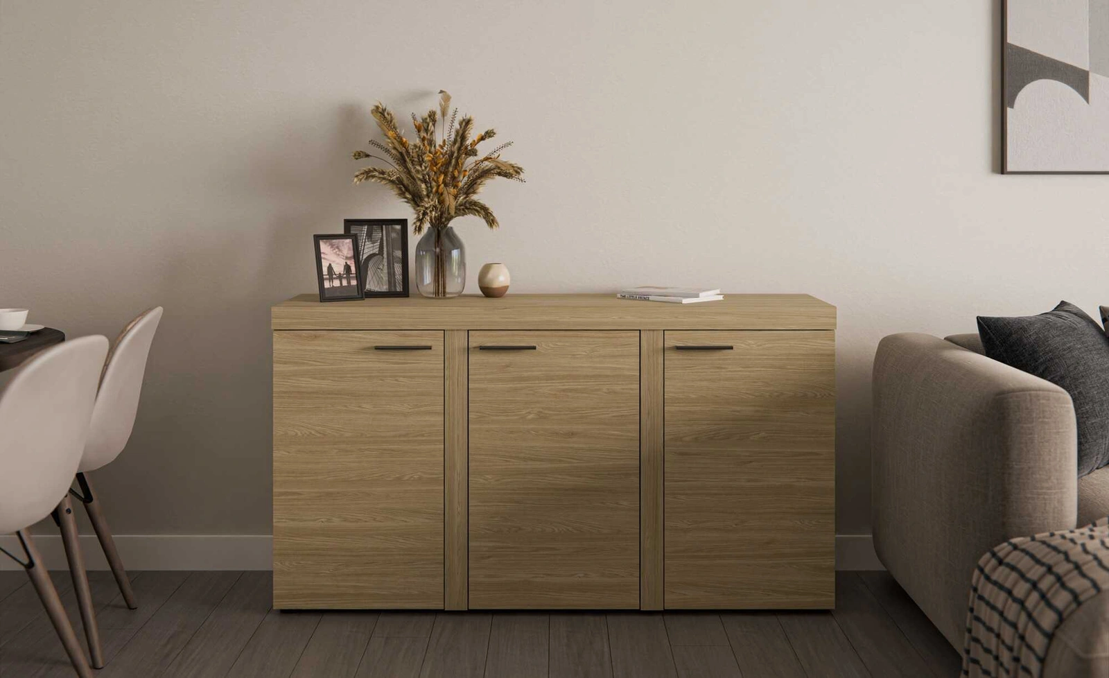 Komoda do salonu Komoda Rene w kolorze dąb olejowany