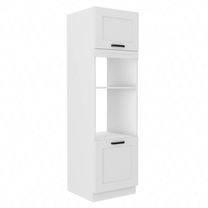 Słupek kuchenny Livio 60 DPM-210 2F szafka do zabudowy mikrofali i piekarnika odporna na parę wodną wysoką temperaturę i rozlane ciecze