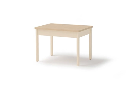 Stolik kawowy Story 80 cm beżowy / dąb vincenza bielona praktyczny stolik do salonu biura lub pokoju młodzieżowego