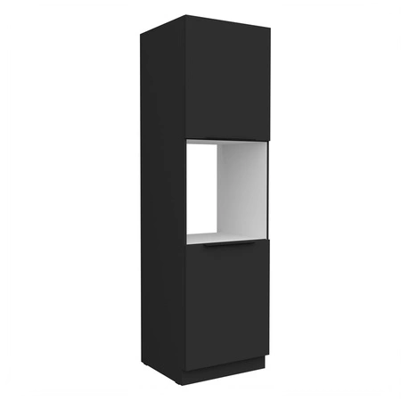 Słupek kuchenny Alatri Bl 60 DP-210 2F szafka do zabudowy piekarnika fronty wykonane w innowacyjnej technologii anti fingerprint