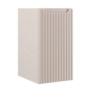 Szafka łazienkowa wisząca Nova 30 cm beżowa stylowa szafka z półką zapewni dodatkową przestrzeń do przechowywania frezowany uchwyt