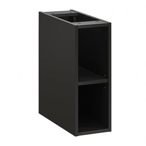 Szafka łazienkowa wisząca Xilo 20 cm czarna funkcjonalna szafka pod blat regał idealnie dopełni aranżację