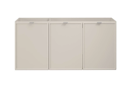 Szafka pod umywalkę Bella 120 cm beżowa doskonała propozycja szafki w stylu nowoczesnym lub klasycznym fronty z frezowaną ramką