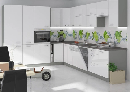 Szafka kuchenna stojąca z szufladami Bianka 60 D 3S BB szafka odporna na parę wodną wysoką temperaturę i rozlaną ciecz