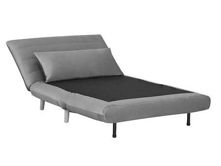 Fotel rozkładany Spike antyczny róż funkcjonalny oraz nowoczesny komfortowy podczas wypoczynku bukowe nogi