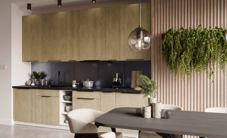 Szafka kuchenna cargo Cremona 15 D CARGO BB metalowy uchwyt krawędziowy szafka odporna na działanie wilgoci i uszkodzenia