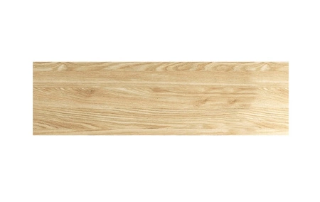 Zestaw mebli łazienkowych Luxor dąb olejowany / beżowy designerskie szafki łazienkowe oryginalne trójwymiarowe ryflowania na frontach