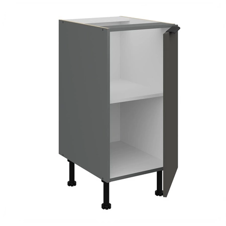 Szafka kuchenna stojąca z półką Aversa Ant 40 D 1F BB szafka odporna na uszkodzenia wykończenie frontów w technologii anti fingerprint