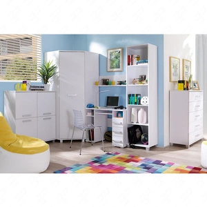 Zestaw mebli Maximus biały idealna propozycja do pokoju młodzieżowego lub pokoju dziecięcego w modnym stylu