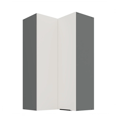 Szafka kuchenna narożna wisząca Corato Ant 60x60 GN-108 2F odporna na uszkodzenia wykończenie frontów w technologii anti fingerprint