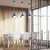 Lampa wisząca Rosh niebieska stylowa lampa sufitowa do każdego wnętrza minimalistyczny styl funkcjonalny dekoracyjny ruchomy klosz