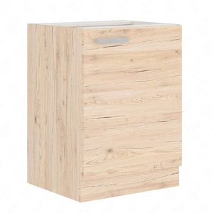 Szafka kuchenna stojąca z półką Borno 60 D 1F BB szafka odporna na parę wodną wysoką temperaturę i rozlaną ciecz