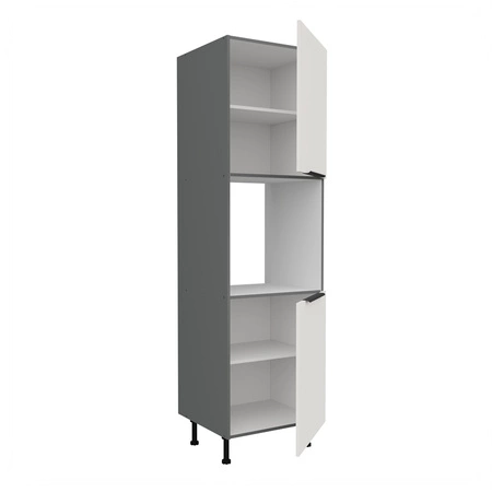 Słupek kuchenny Corato Ant 60 DP-215 2F szafka do zabudowy piekarnika fronty wykonane w innowacyjnej technologii anti fingerprint