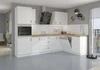 Zestaw mebli kuchennych narożny Snow 285x170 cm idealny do wnętrz w stylu skandynawskim klasycznym i nowoczesnym