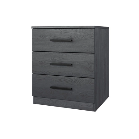 Zestaw mebli do sypialni Galaxy dąb carbon nowoczesny komplet mebli idealnie sprawdzi się w nowoczesnych wnętrzach