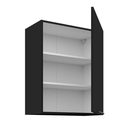 Szafka kuchenna wisząca Black 60 G-72 1F metalowy uchwyt krawędziowy szafka odporna na działanie wilgoci i uszkodzenia