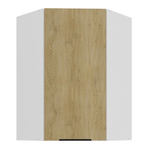 Szafka kuchenna narożna wisząca Cremona 60x60 GN-90 1F metalowy uchwyt krawędziowy szafka odporna na działanie wilgoci i uszkodzenia