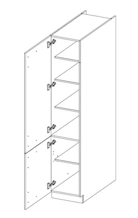 Zestaw mebli kuchennych Monza 315 cm niepowtarzalny styl szafek dopasuje się do wnętrza każdej kuchni