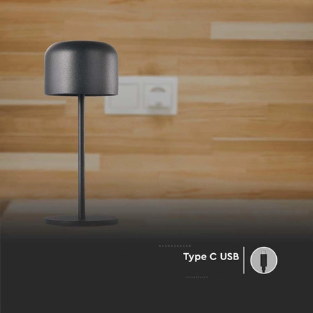 Lampka nocna Aris czarna 1,5W 2700K-5700K subtelny design trwała lampka LED z wysokim poziomem ochrony metalowa konstrukcja