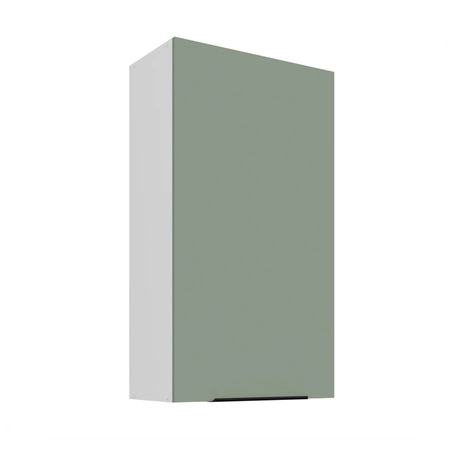 Zestaw mebli kuchennych narożny Treviso Wh 290x230 cm stylowe szafki kuchenne z frontami wykonanymi w technologii anti fingerprint