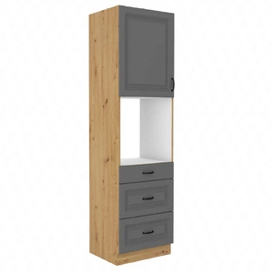 Słupek kuchenny Kea 60 DPS-210 3S 1F szafka z szufladami do zabudowy piekarnika odporna na parę wodną wysoką temperaturę i rozlane ciecze