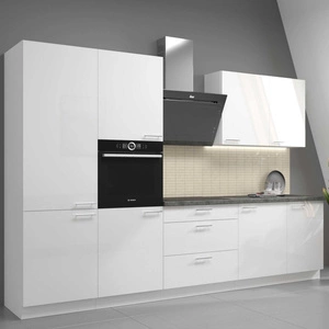 Zestaw mebli kuchennych Lumia 310 cm fronty w połysku niepowtarzalny styl szafek dopasuje się do kuchni w każdym stylu