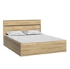 Łóżko Mediolan 160x200 cm hikora stylowe łóżko z pojemnikiem na pościel idealne łożko z wysokim zagłówikiem do sypialni 