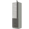 Słupek kuchenny Grey 60 DKS-210 3S 1F szafka z szufladami odporna na parę wodną wysoką temperaturę i rozlane ciecze