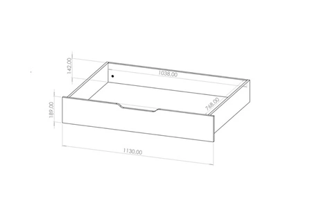 Łóżko Maxione 160x200 cm beżowe pojemnik na pościel w postaci wysuwanej szuflady idealne łóżko do sypialni wysoki komfortowy zagłówek