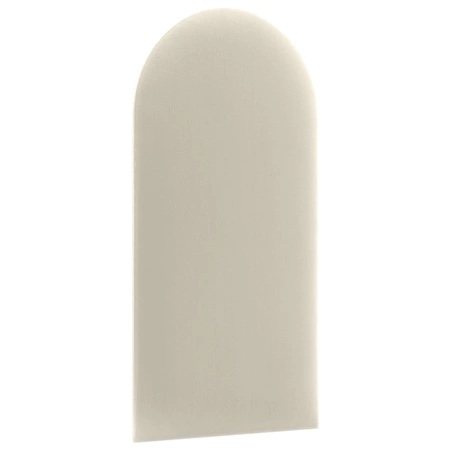 Panel tapicerowany Wally 30x80 cm kremowy stylowy panel ścienny płotek welurowa tkanina modne wykończenie każdej aranżacji