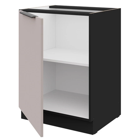 Zestaw mebli kuchennych Tarraco 280 cm metalowe uchwyty krawędziowe szafki doskonale prezentują się w nowoczesnych wnętrzach