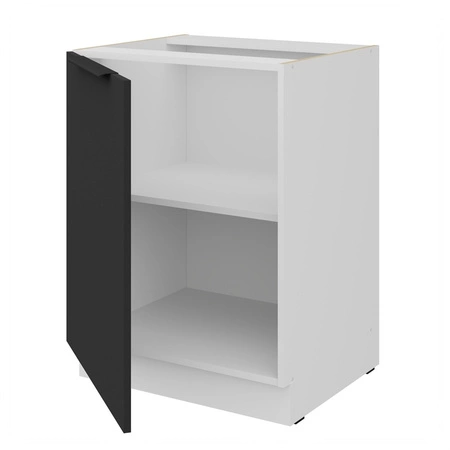 Szafka kuchenna stojąca z półką Alatri Wh 60 D 1F BB szafka odporna na uszkodzenia wykończenie frontów w technologii anti fingerprint