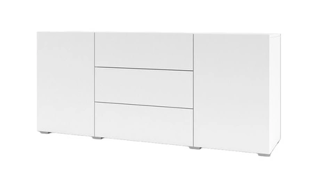 Komoda z szufladami Ava 140 cm biała z możliwością powieszenia idealna komoda do każdego wnętrza