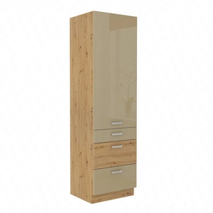 Słupek kuchenny Arton 60 DKS-210 3S 1F szafka z szufladami odporna na parę wodną rozlane ciecze i wysoką temperaturę