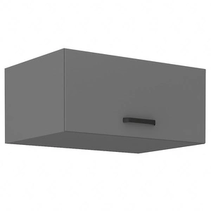 Szafka wisząca Verdi 80 NAGU-36 1F szafka odporna na działanie wilgoci i uszkodzenia czarny metalowy uchwyt