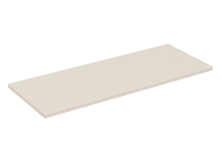 Blat do szafki łazienkowej Donna Sand 120 cm beżowy blat wykonany z wytrzymałej płyty MDF i folii PVC zapewnia długotrwałe użytkowanie