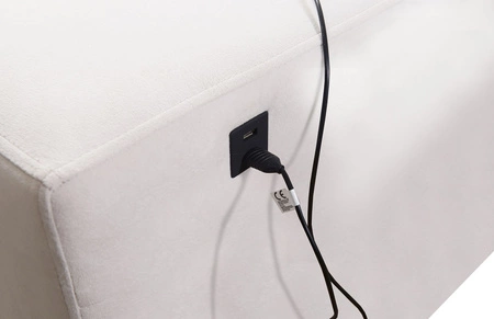 Narożnik z funkcją spania Kelly Sleek VII szary lewostronny pleciony komfortowy i funkcjonalny narożnik rozkładany do salonu